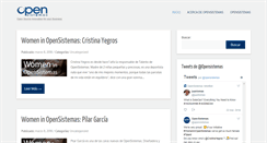 Desktop Screenshot of blog.opensistemas.com